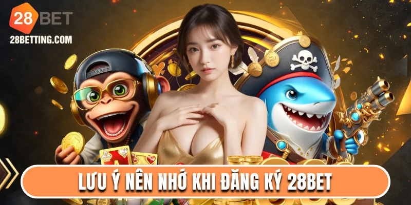 Lưu ý nên nhớ khi đăng ký chơi game tại 28bet