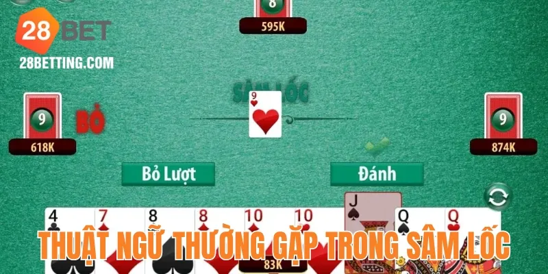 Thuật ngữ thường gặp trong Sâm lốc 28bet